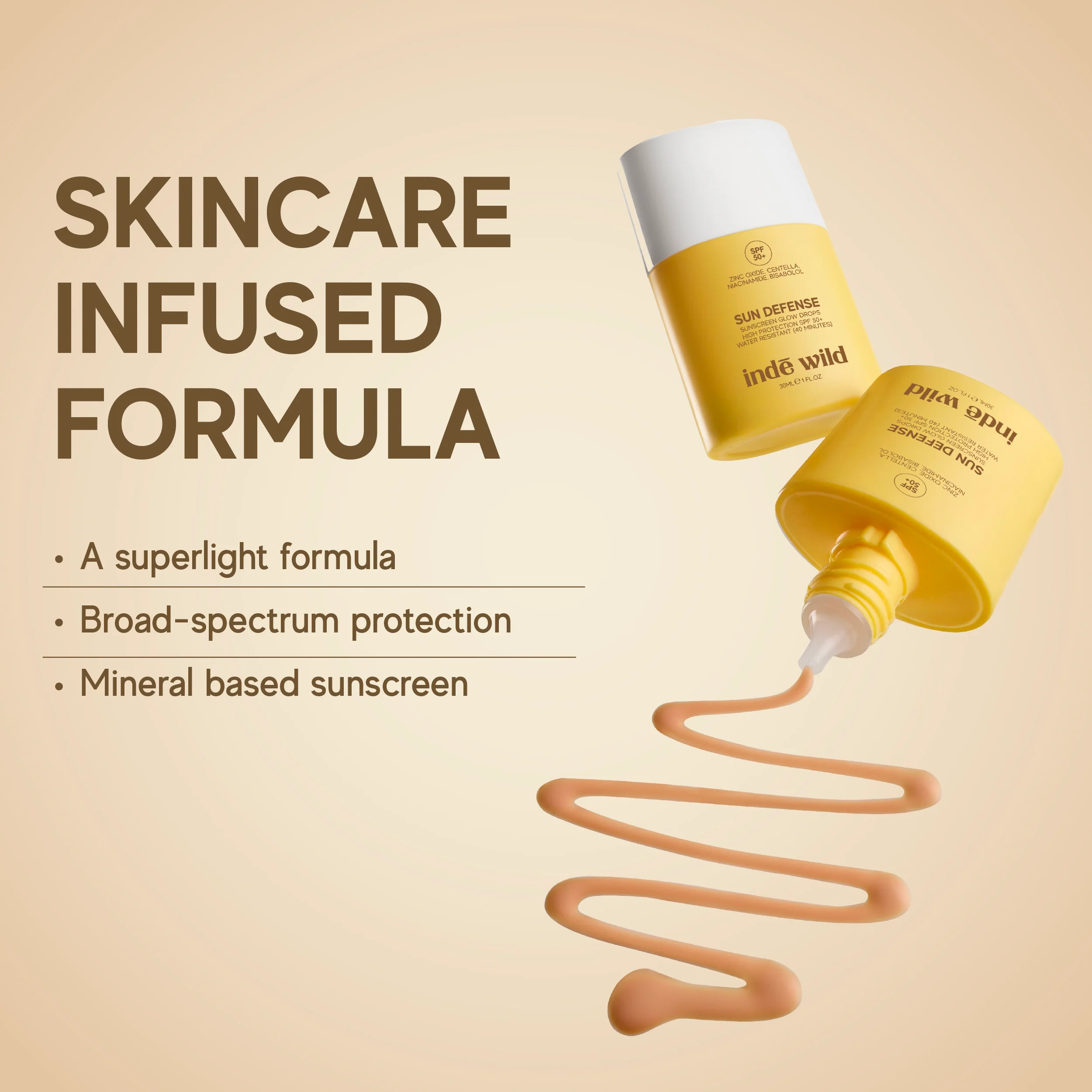 Sun Defense Mineral Sunscreen SPF 50+ Glow Drops PA++++ - Image 3