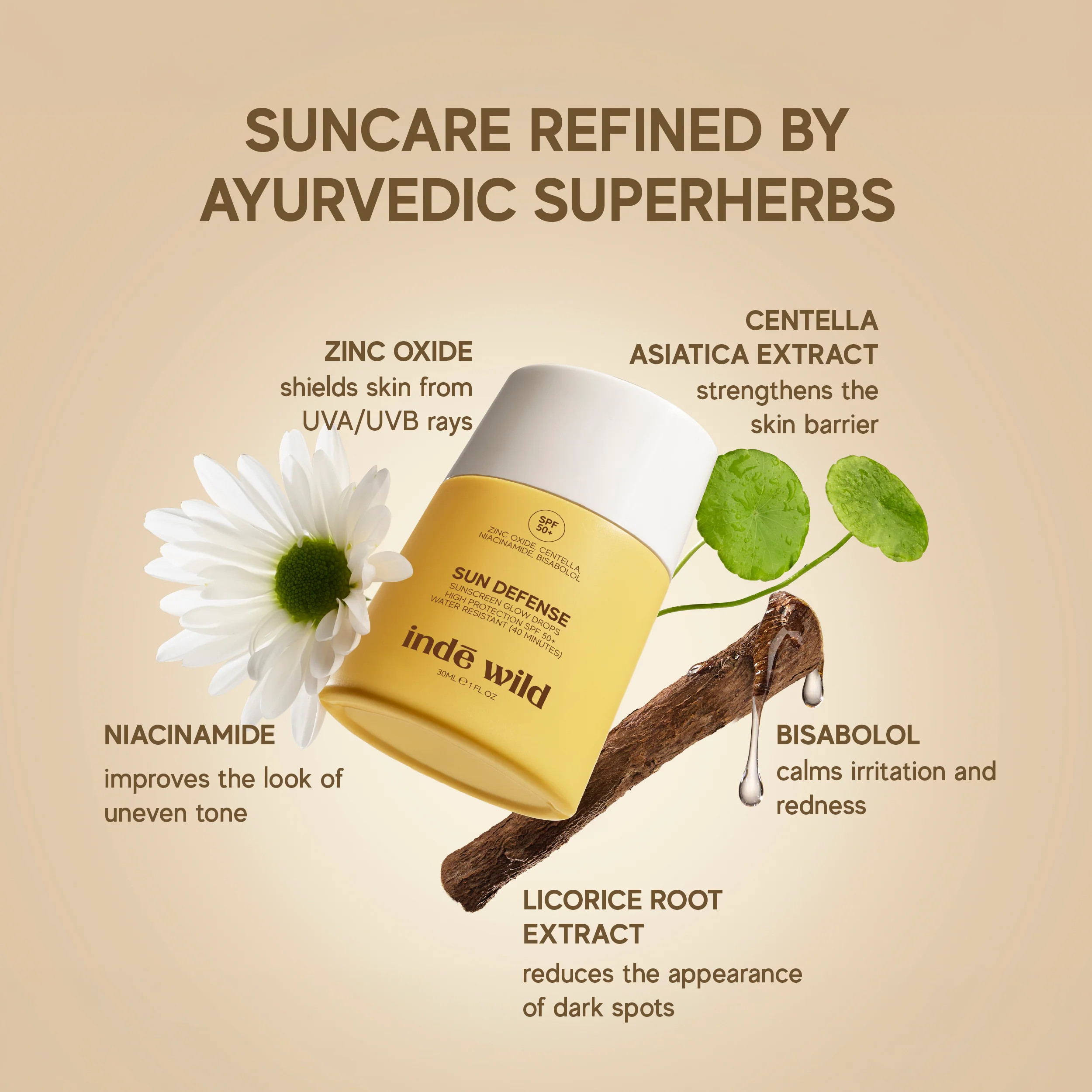 Sun Defense Mineral Sunscreen SPF 50+ Glow Drops PA++++ - Image 4